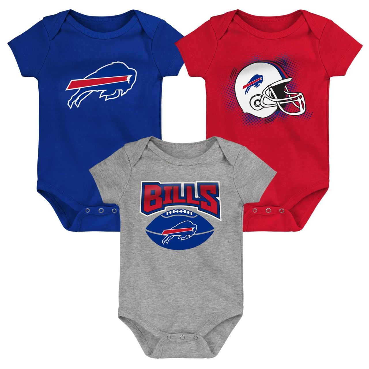 Bild von Outerstuff NFL Baby 3er Body-Set Buffalo Bills