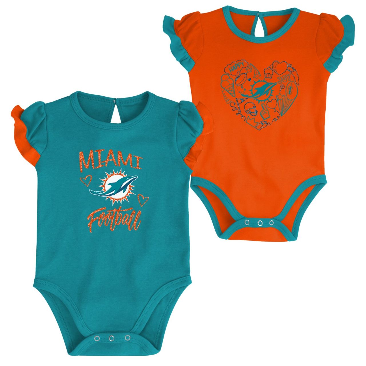 Bild von Outerstuff Print-Shirt NFL 2er BodySet Miami Dolphins