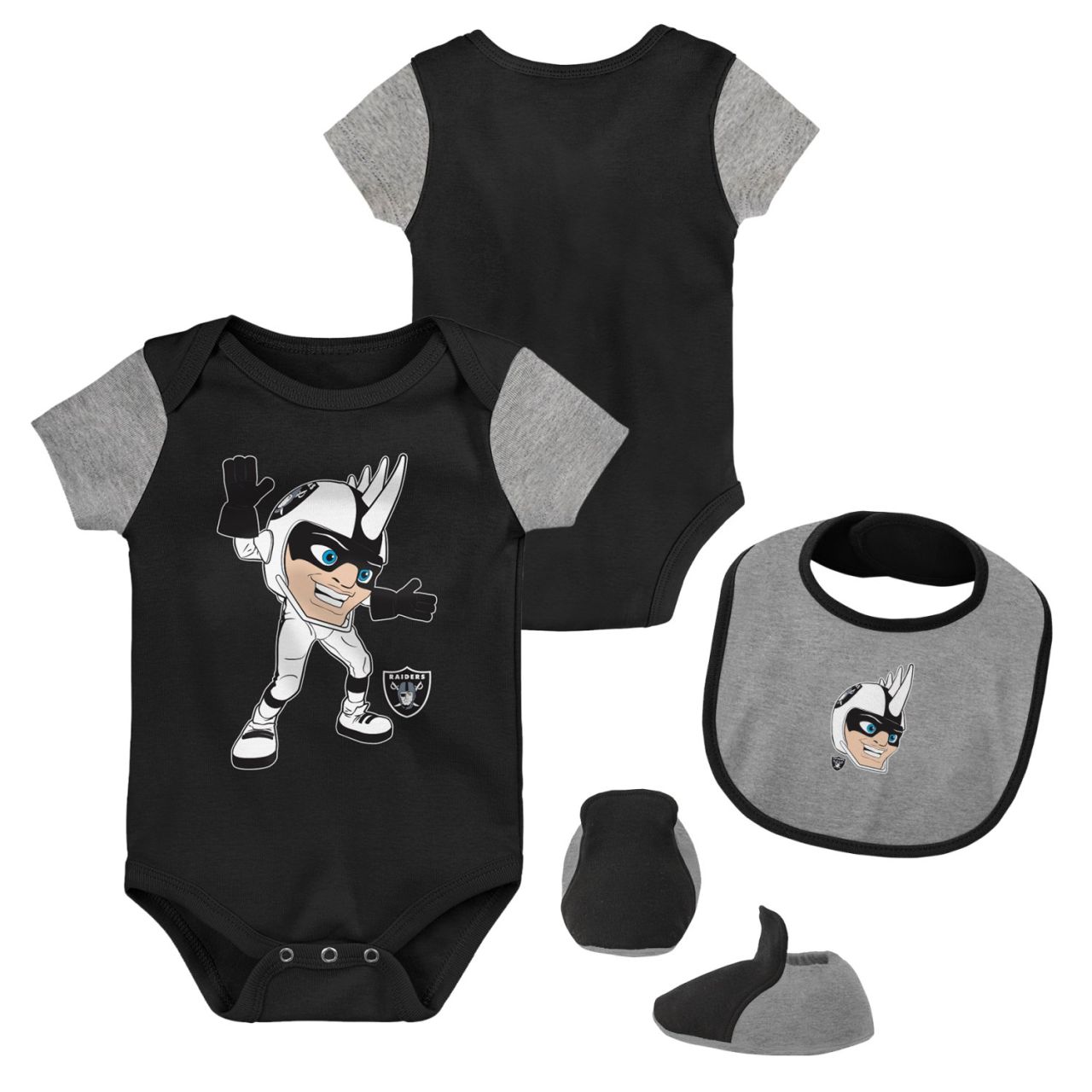 Bild von Outerstuff Baby Mascot Bootie Set Las Vegas Raiders - 24M