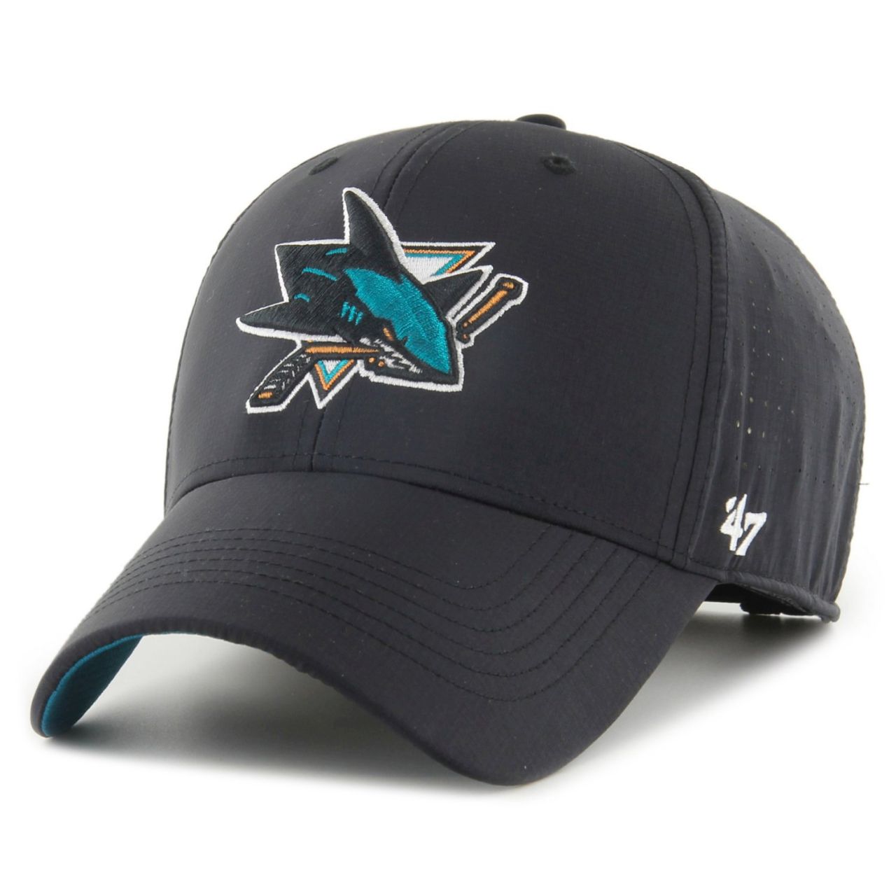 Bild von 47 Brand, Herren, Cap, Relaxedfit Ripstop Line San Jose Sharks, Schwarz