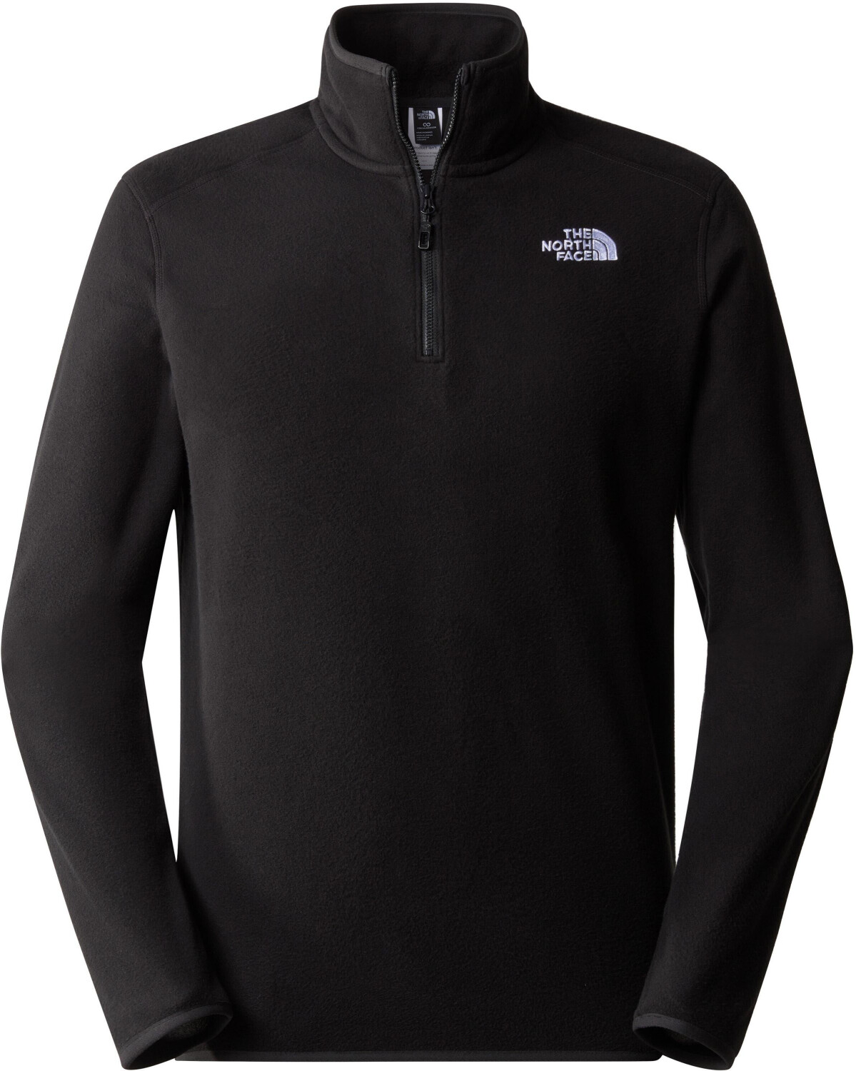 Bild von The North Face 100 Glacier Fleece mit 1/4-langem RV Herren tnf black
