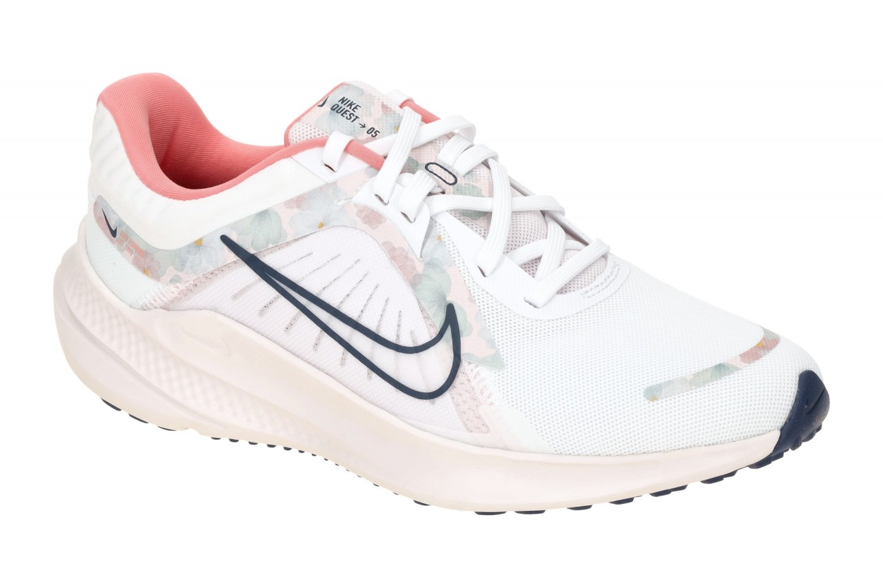 Bild von NIKE Quest 5 Premium Laufschuhe Damen 100 - white/midnight navy-pearl pink 42