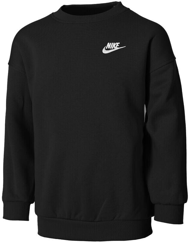 Bild von NIKE Sportswear Club Fleece Oversized Sweatshirt Mädchen 010 - black/white XS (122-128 cm)