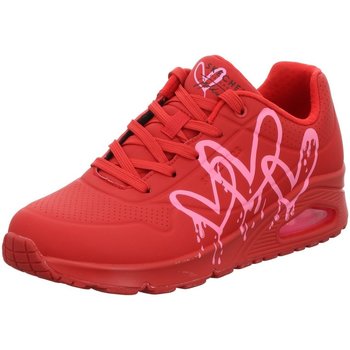 Bild von Skechers Street UNO DIPPING IN LOVE Sneakers Damen Mädchen JGoldcrown rot 177980