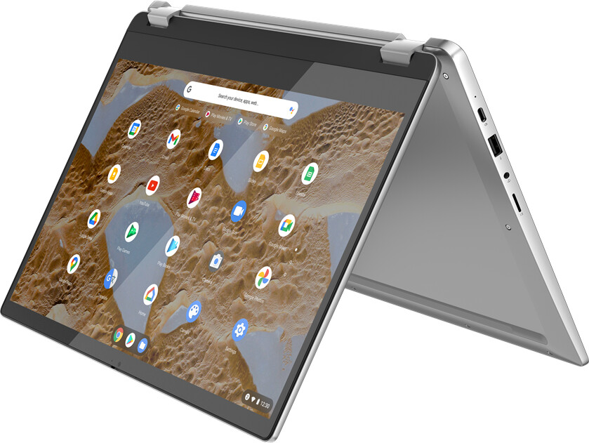 Bild von Lenovo Chromebook IdeaPad 3i Flex Convertible | 15,6" Full HD Touch Display | Intel Pentium Silver N6000 | 8GB RAM | 128GB SSD | Intel Grafik | Chrome OS | QWERTZ | grau | 3 Monate Premium Care