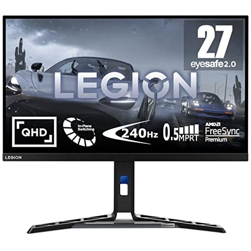 Bild von Lenovo Legion Y27qf-30 Gaming Monitor - QHD, IPS Panel, 240Hz MPRT2-Reaktionszeit von 0,5 ms, AMD FreeSync™ Premium³