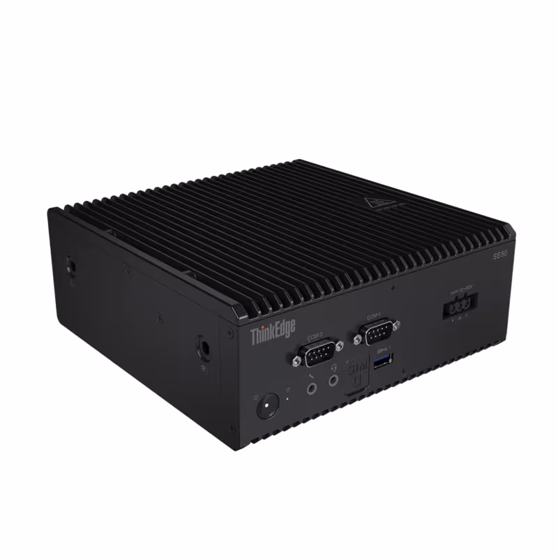 Bild von Lenovo TE SE50 I5-8365UE 8GB (Intel Core i5-8365UE, 8 GB, 128 GB, SSD, UHD Graphics 620), PC, Schwarz