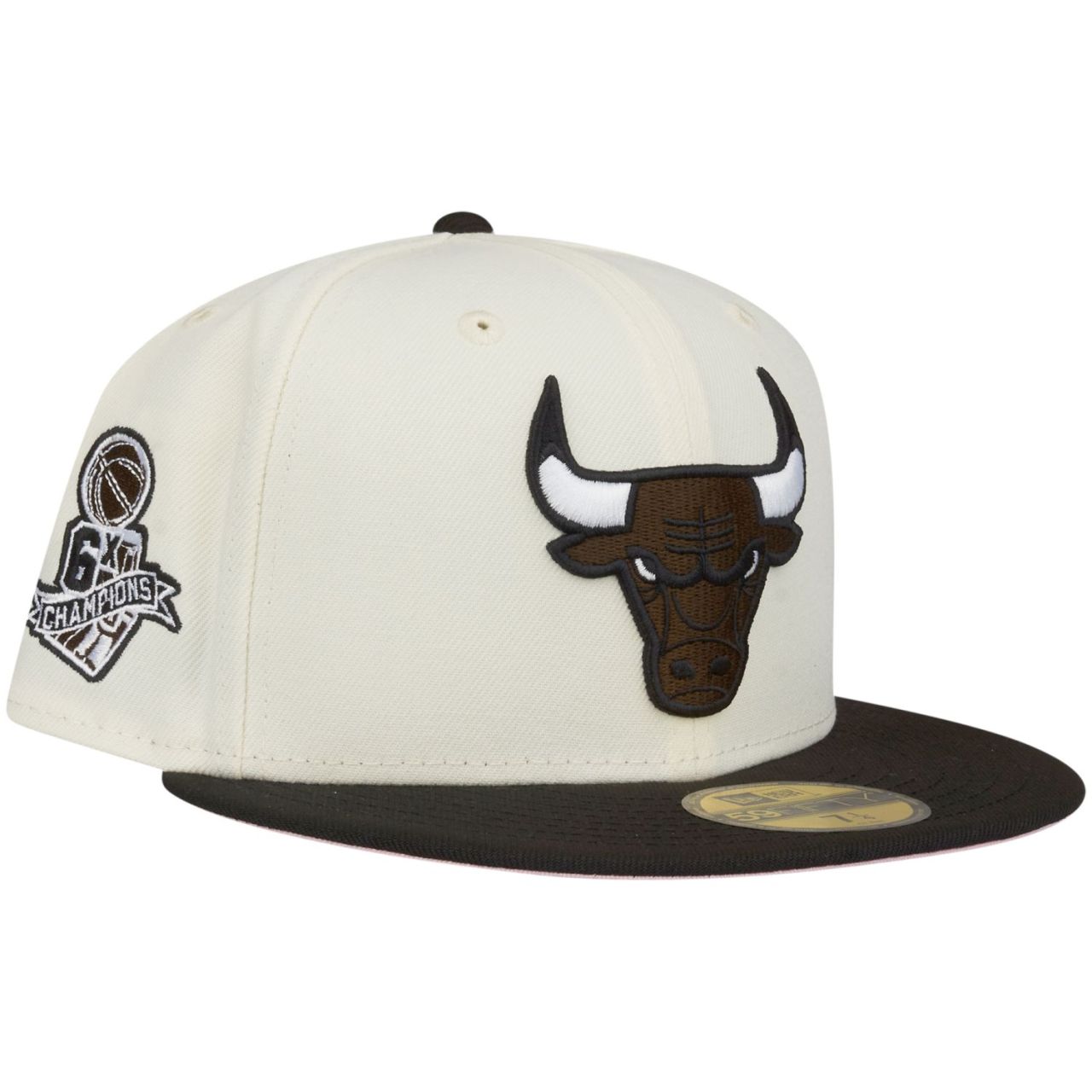Bild von New Era, Herren, Cap, 59Fifty Fitted Cap - CHAMPIONS Chicago Bulls - 7 7/8, Beige, (7 7/8)