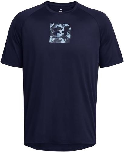 Bild von Under Armour Tech Part Fill T-Shirt Herren in grau, Größe: L