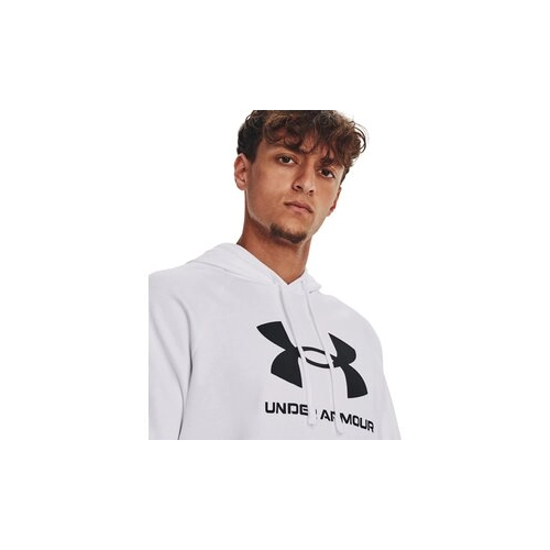 Bild von Under Armour Rival Logo Hoody Herren in grau, Größe: XL
