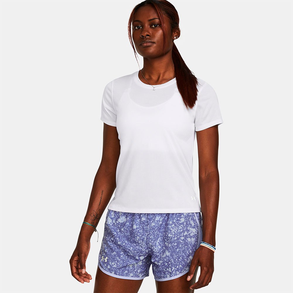 Bild von UNDER ARMOUR Launch T-Shirt Damen 100 - white/reflective XS