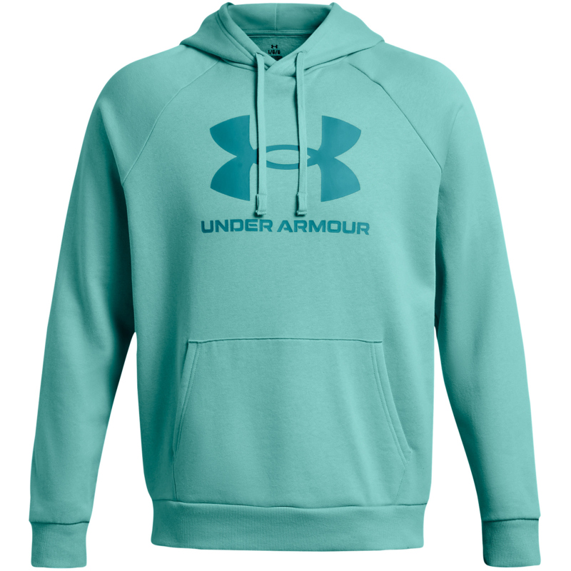 Bild von UNDER ARMOUR Rival Fleece Logo Hoodie Herren 482 - radial turquoise/circuit teal M