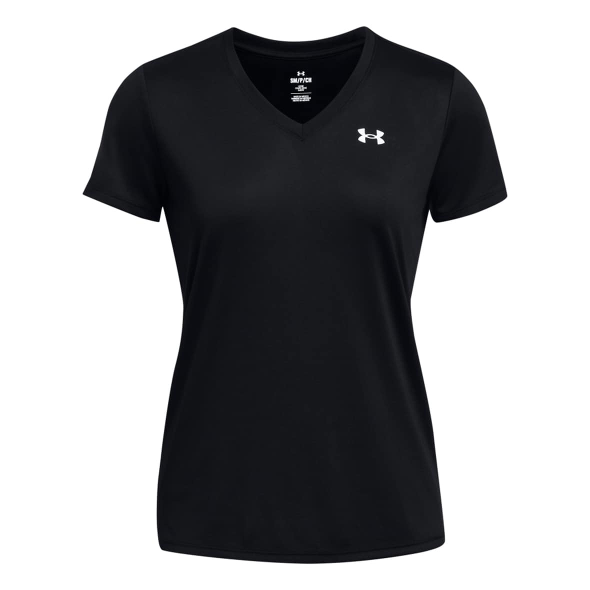 Bild von UNDER ARMOUR Tech T-Shirt Damen 001 - black/white S