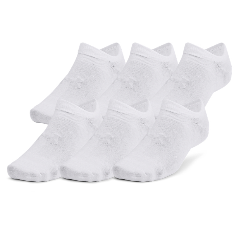 Bild von 6er Pack UNDER ARMOUR Essential Füßlinge 100 - white/white/halo gray L (42-47.5)