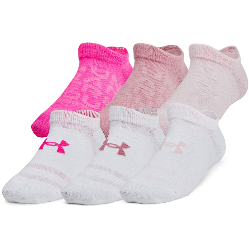 Bild von 6er Pack UNDER ARMOUR Essential Füßlinge Kinder 652 - rebel pink/rebel pink/white S (31.5-36.5)