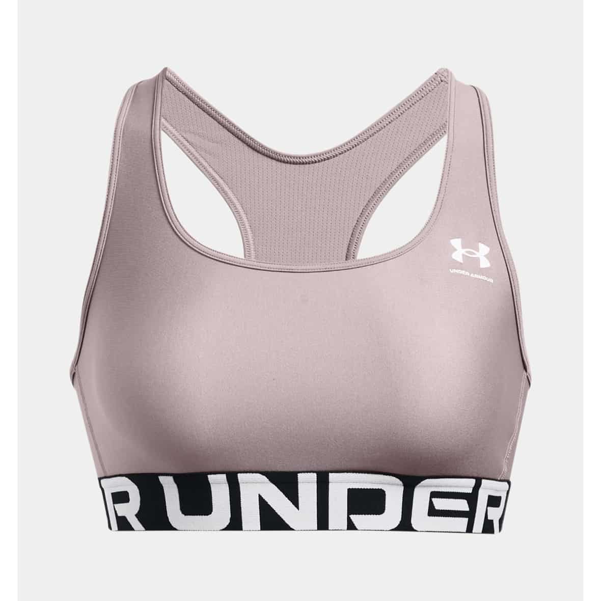 Bild von UNDER ARMOUR HeatGear Armour Mid Support Sport-BH Damen 015 - tetra gray/white XS