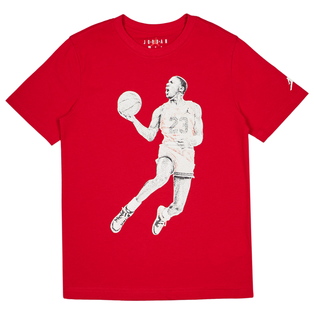 Bild von Jordan Air Unisex T-Shirts - Rot - Größe: 147 - 158 CM - Baumwoll-Jersey - Foot Locker