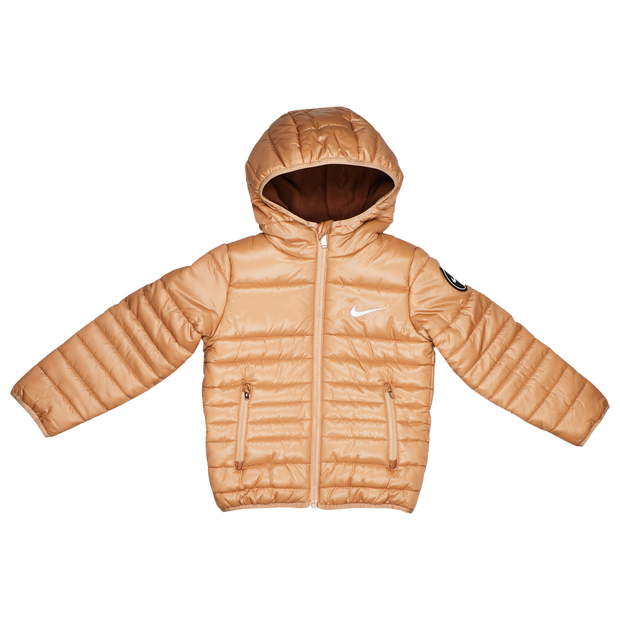 Bild von Nike Quilted Unisex Jacken - Braun - Größe: 98 - 104 CM - Poly Woven - Foot Locker
