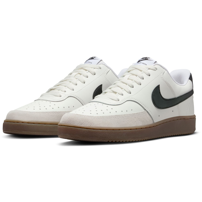 Bild von NIKE Court Vision Low Sneaker 133 - sail/black-lt orewood brn-white 42