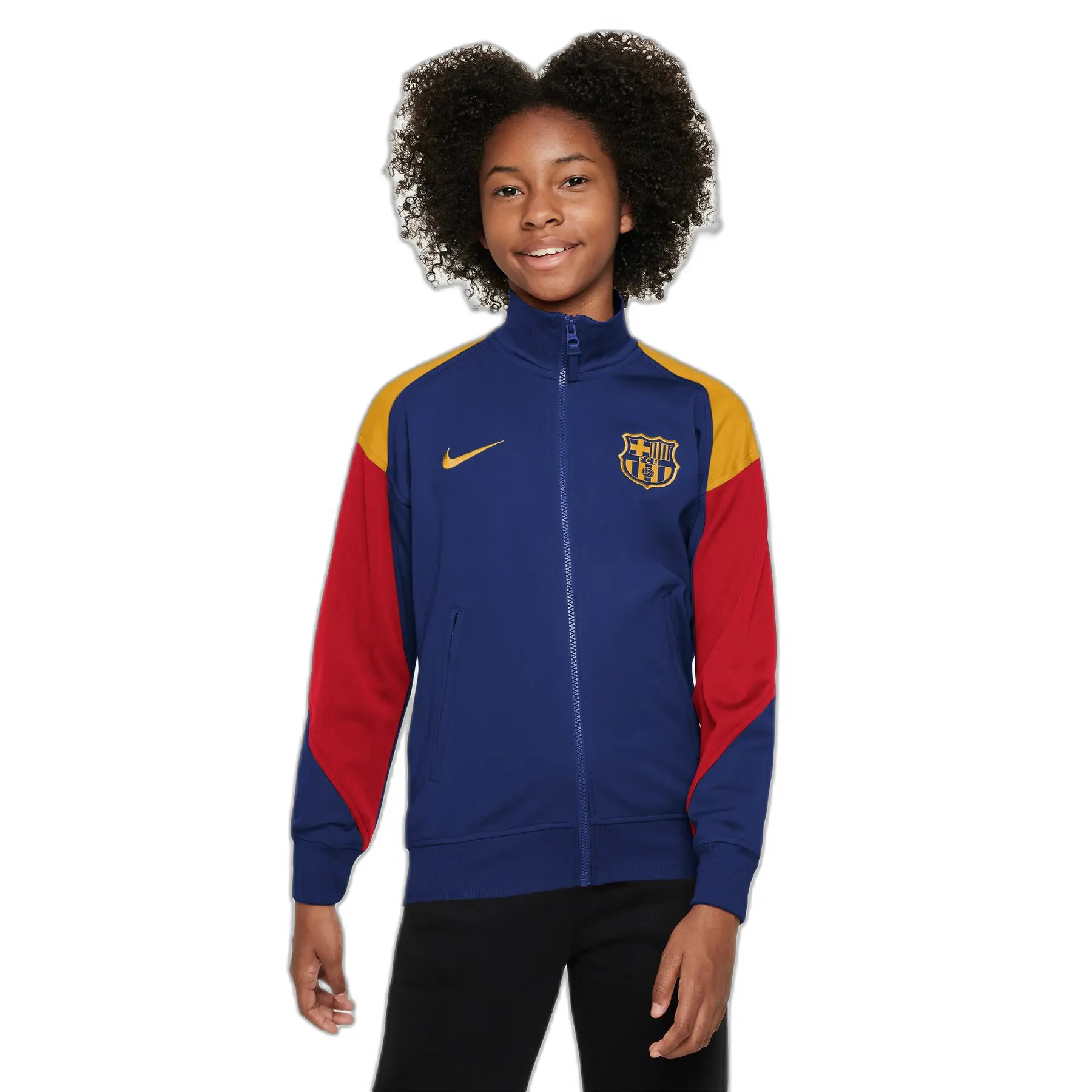 Bild von Kinder-Trainingsjacke FC Barcelone Dri-Fit Academy Pro Anthem 2023/24
