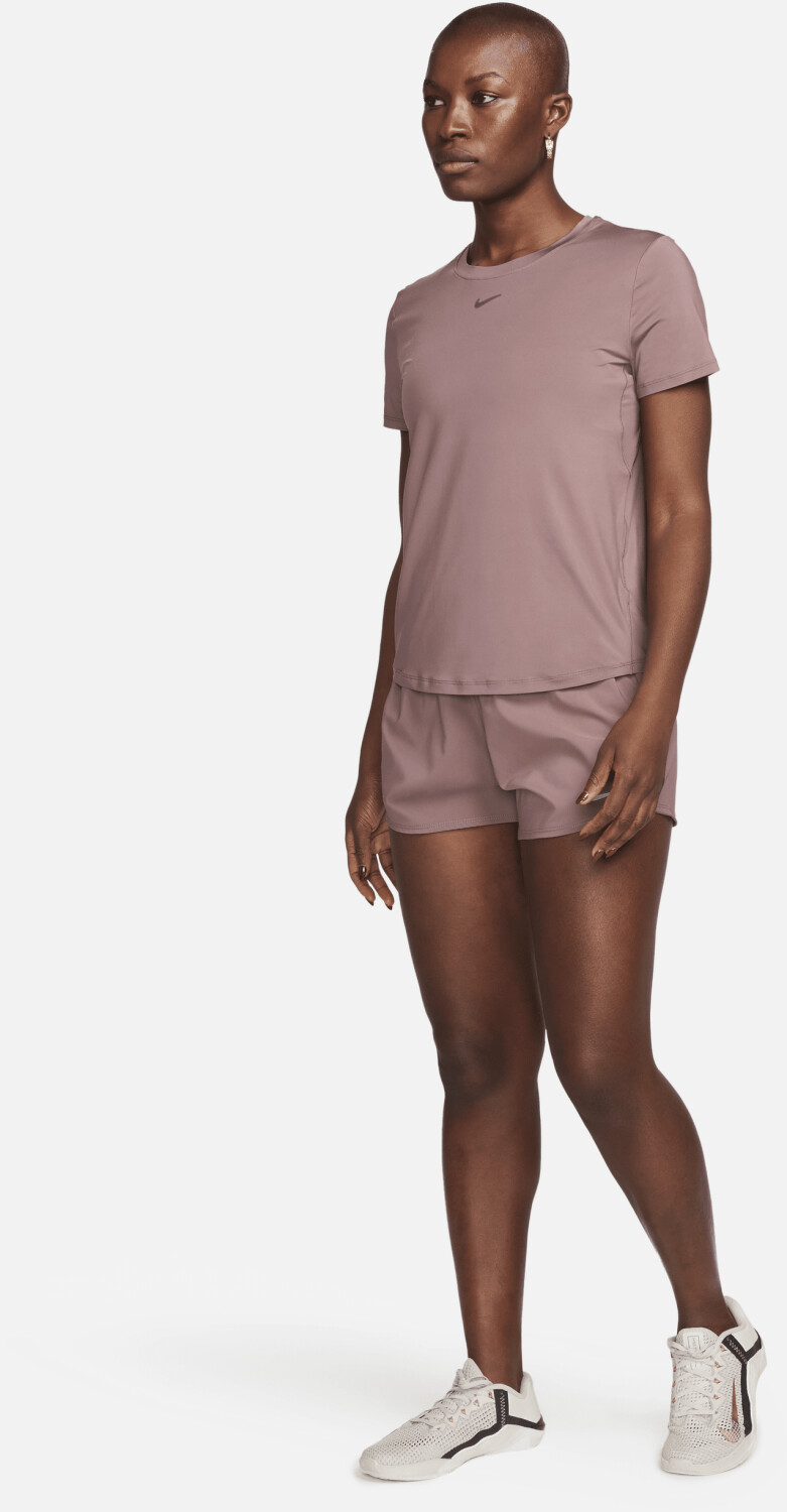Bild von Nike One Classic Dri-FIT Kurzarm-Oberteil für Damen (FN2798) smokey mauve/black