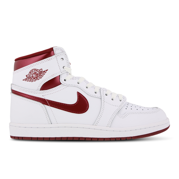 Bild von Jordan 1 Retro Herren Schuhe - Weiß - Größe: 45 - Leder - Foot Locker