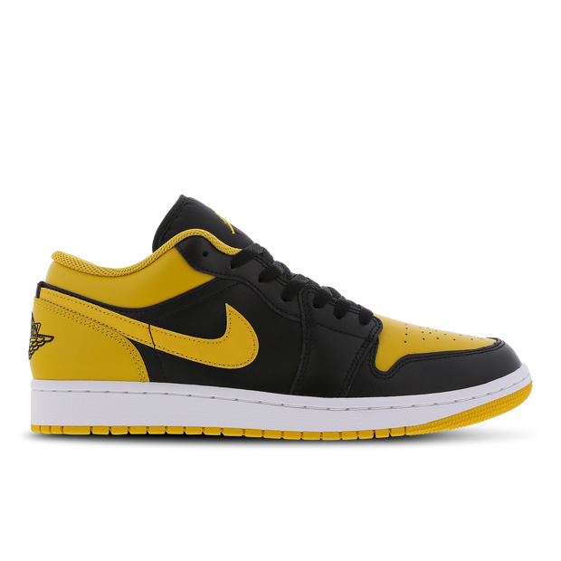 Bild von Jordan 1 Low Herren Schuhe - Schwarz - Größe: 41 - Leder - Foot Locker