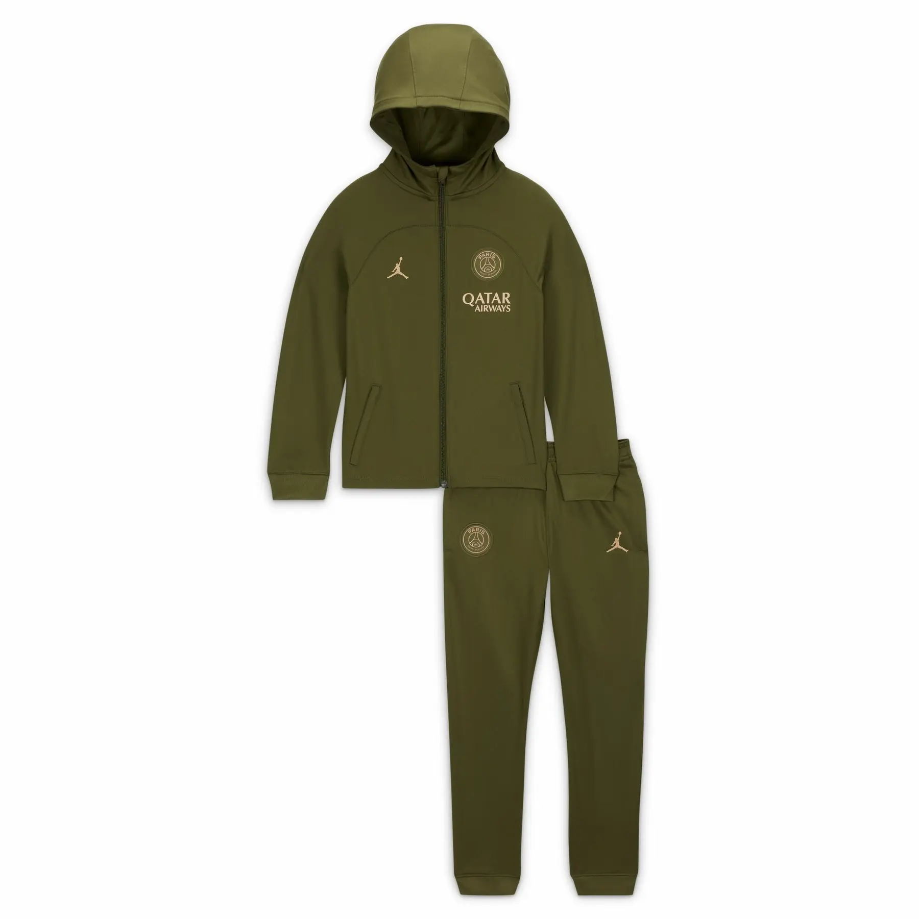 Bild von Mädchen-Trainingsanzug Gabel mit Kapuze PSG Dri-Fit Strike 2023/24