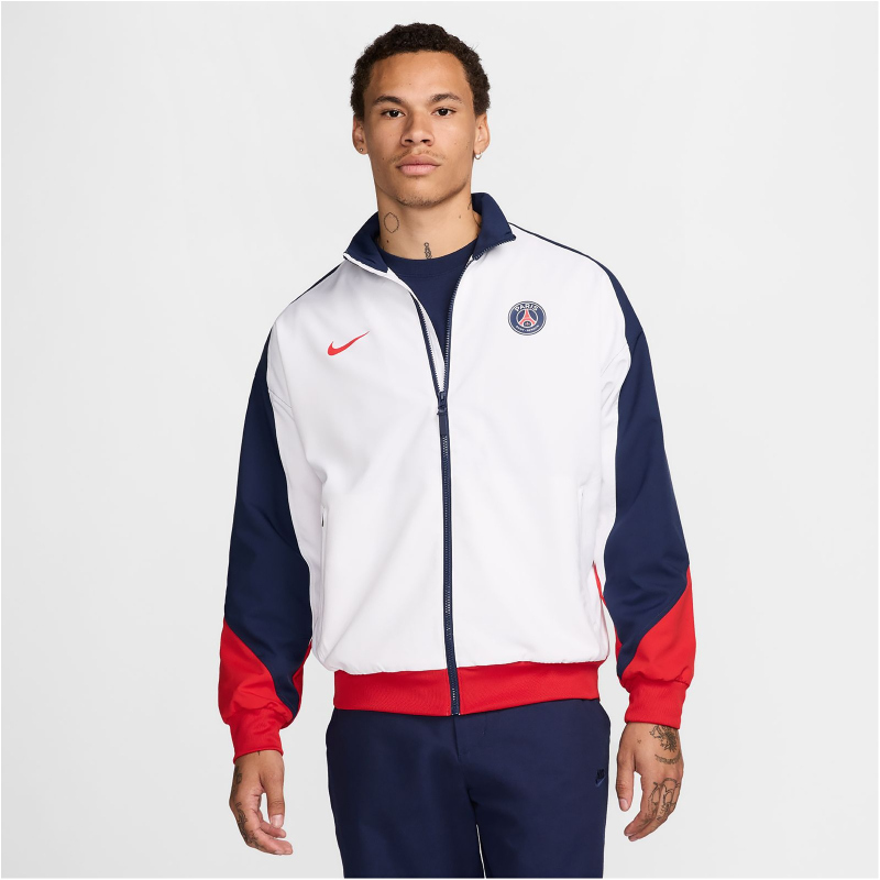 Bild von NIKE Paris Saint-Germain Strike Dri-FIT Trainingsjacke Herren 100 - white/midnight navy/university red L