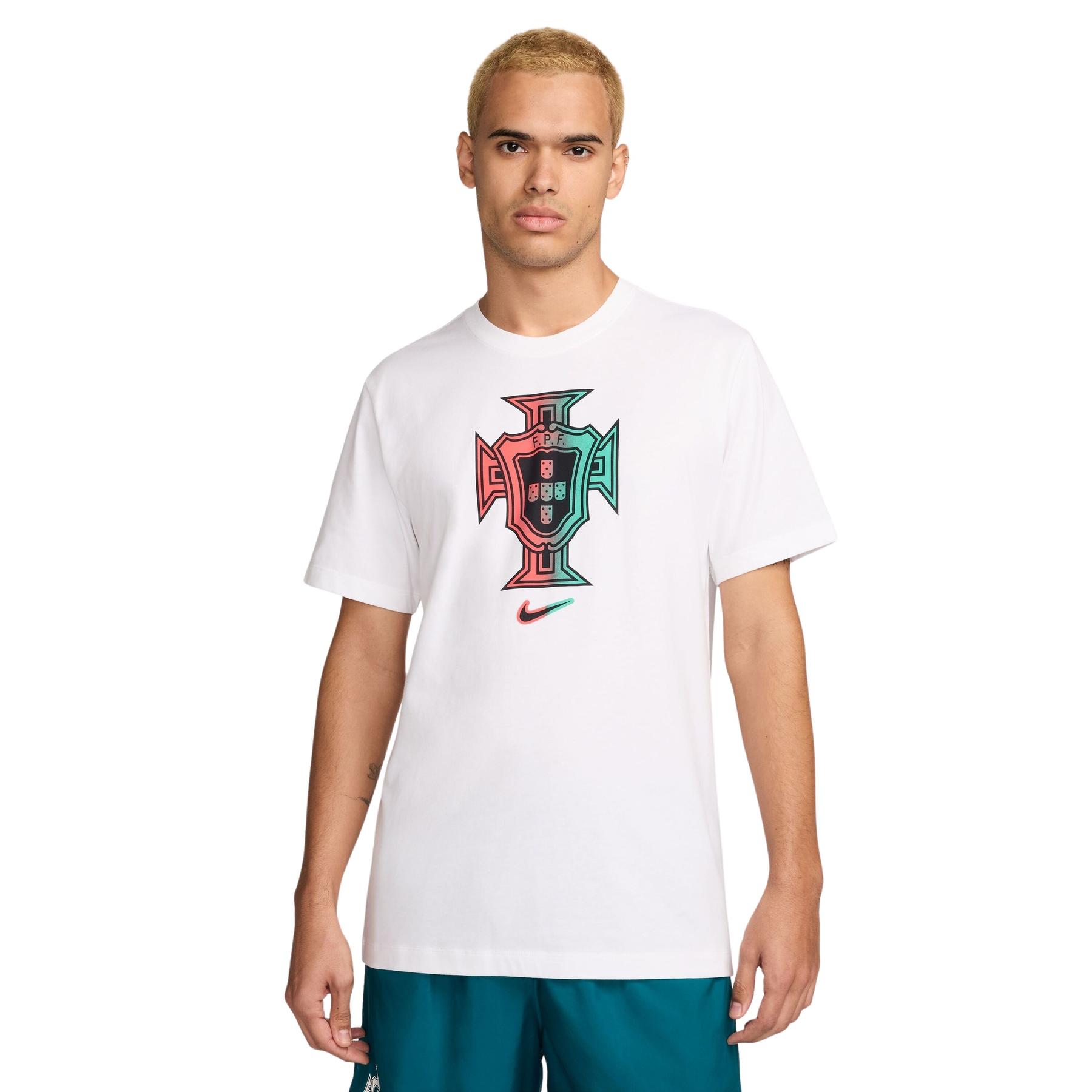 Bild von NIKE Portugal Fußball T-Shirt Herren 100 - white XL