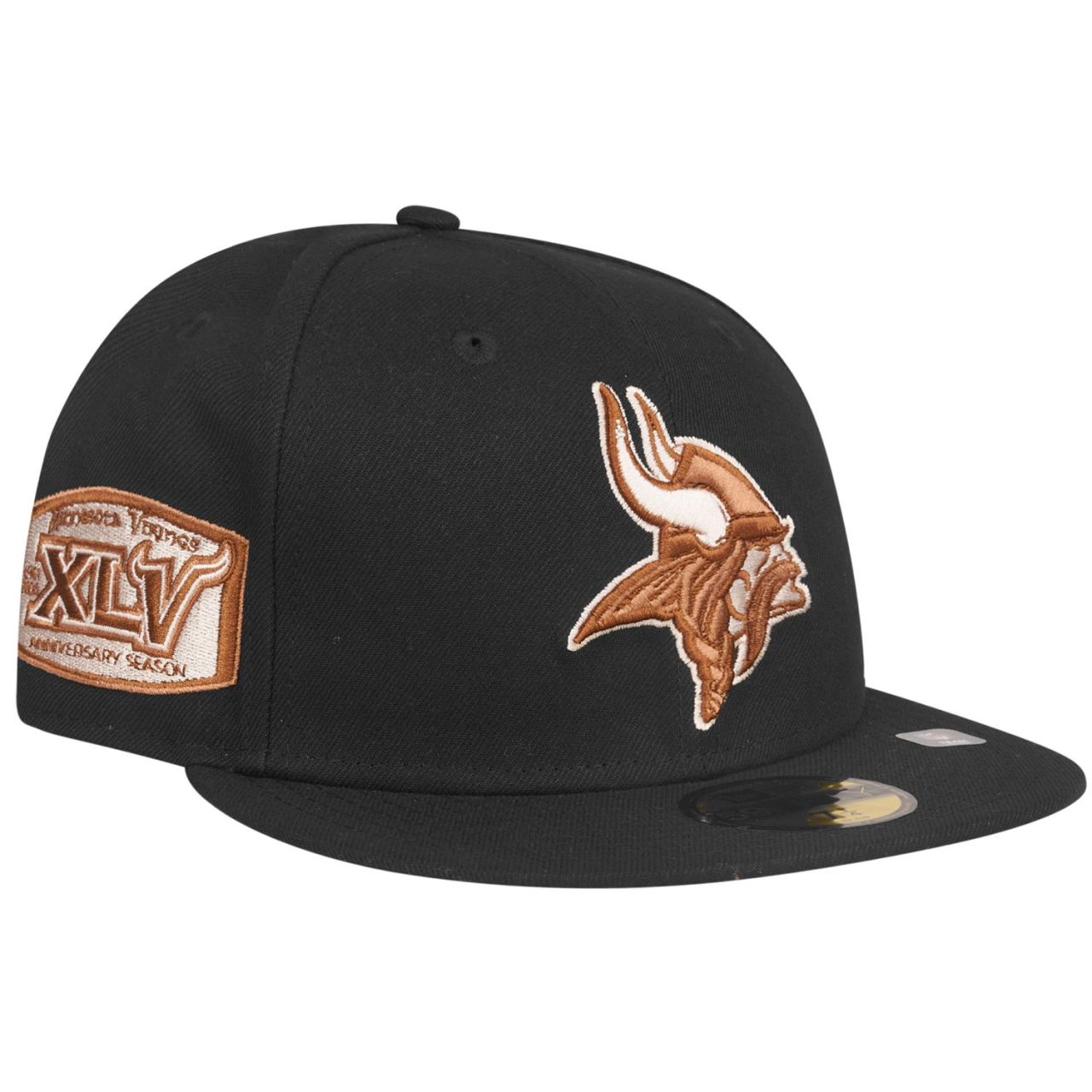 Bild von New Era, Herren, Cap, 59Fifty Cap - SIDEPATCH Minnesota Vikings - 8, Schwarz, (8)
