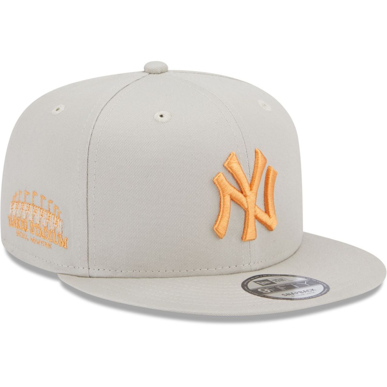 Bild von New Era, Herren, Cap, 9Fifty Snapback Cap - SIDEPATCH New York Yankees - S, Grau, (M)