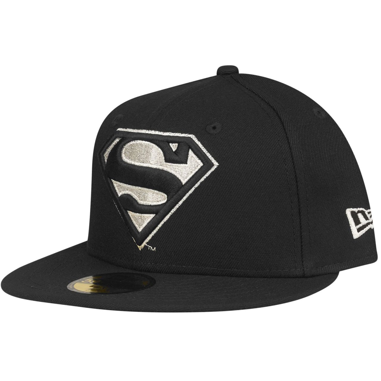 Bild von New Era, Herren, Cap, 59Fifty Fitted Cap - SUPERMAN schwarz - 8, Schwarz, (8)