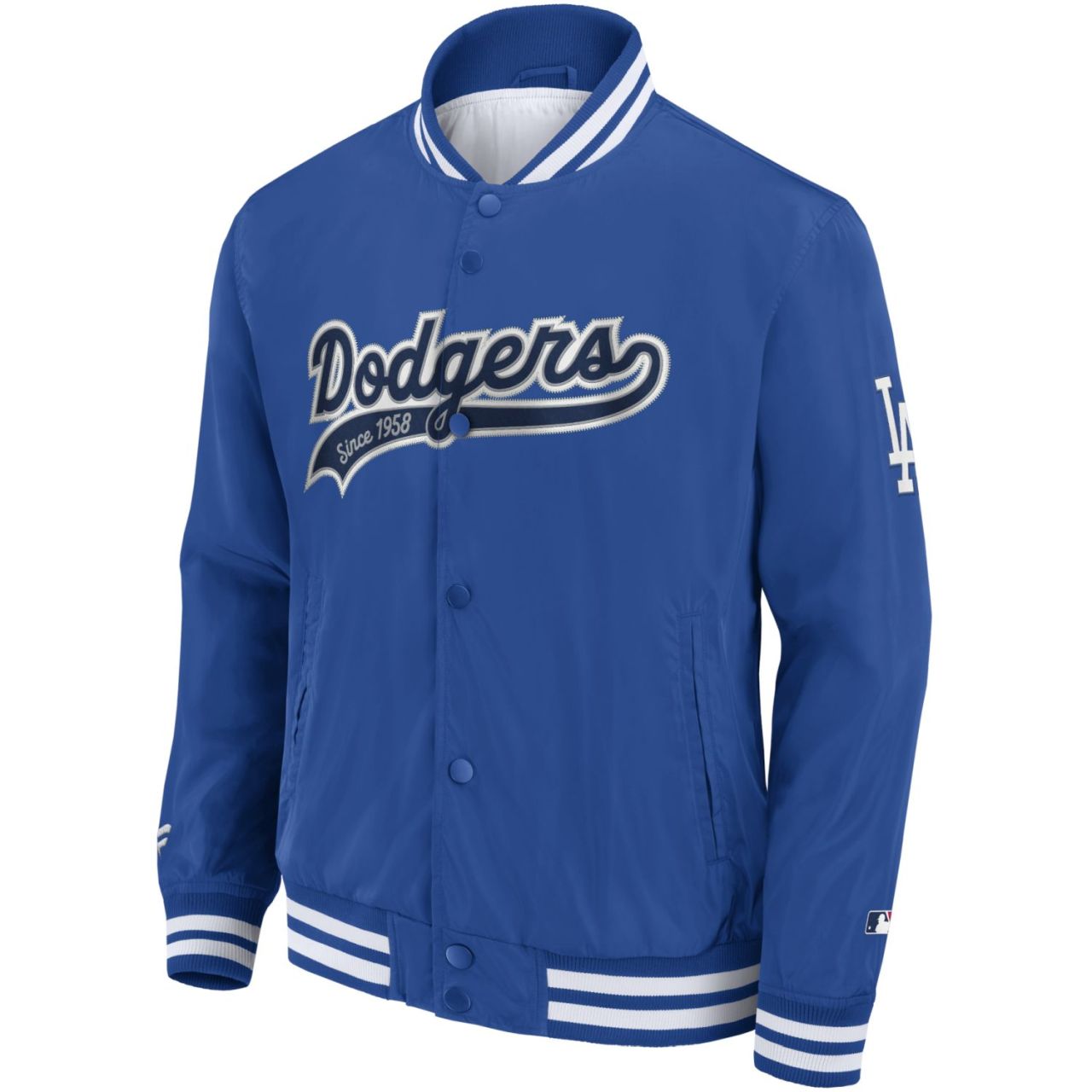 Bild von Fanatics, Herren, Jacke, Los Angeles Dodgers MLB SATEEN College Jacke - XL (XL), Blau, XL