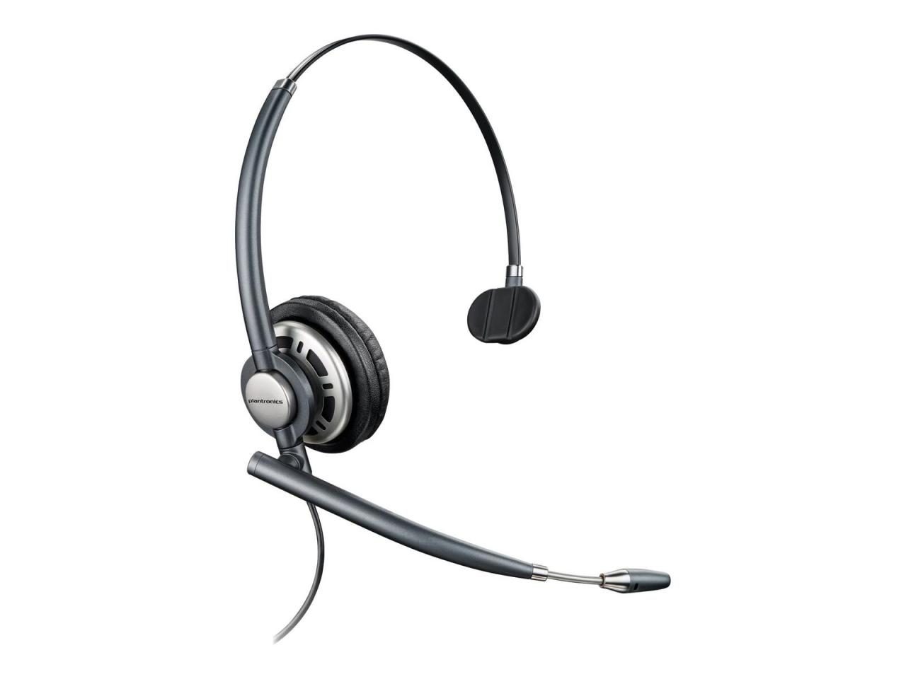 Bild von Poly HP Poly EncorePro HW710D Headset, Wired, Calls/Music, Headset, Black (Kabelgebunden, USB-A), Office Headset, Schwarz
