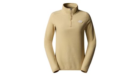 Bild von The North Face - Women's 100 Glacier 1/4 Zip - Fleecepullover Gr S beige