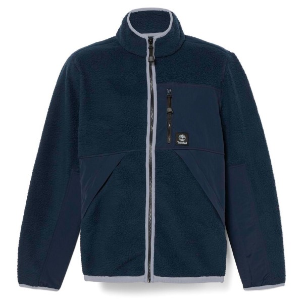 Bild von Timberland - Sherpa Mix Media Fleece - Fleecejacke Gr L blau