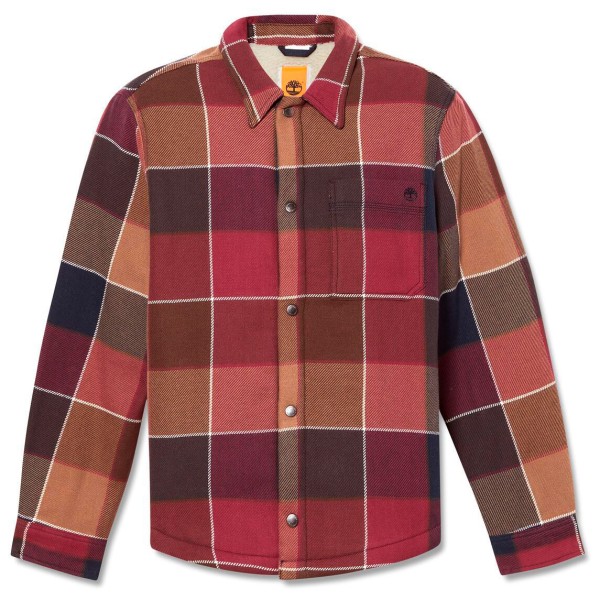 Bild von Timberland - Sherpa Lined Plaid Overshirt - Freizeitjacke Gr L rot