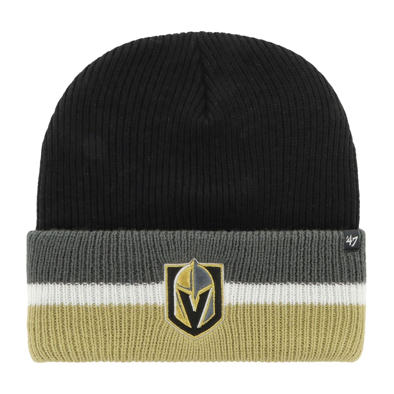 Bild von 47 Brand, Herren, Mütze, Knit Split Cuff Vegas Golden Knights, Schwarz