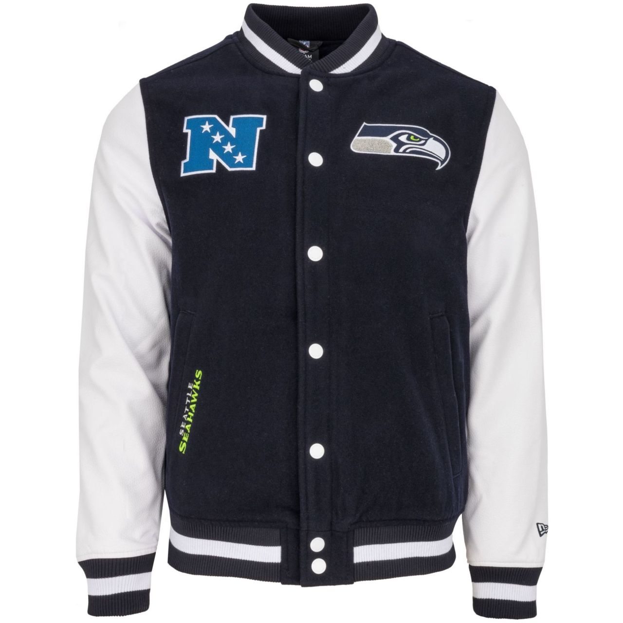 Bild von New Era Varsity NFL SIDELINE Jacke - Seattle Seahawks