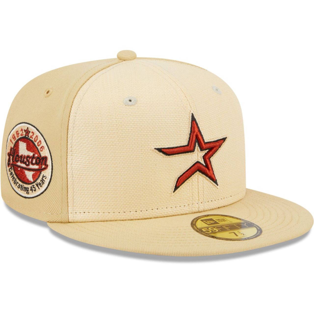 Bild von New Era 59Fifty Fitted Cap - Raffia Houston Astros - 7