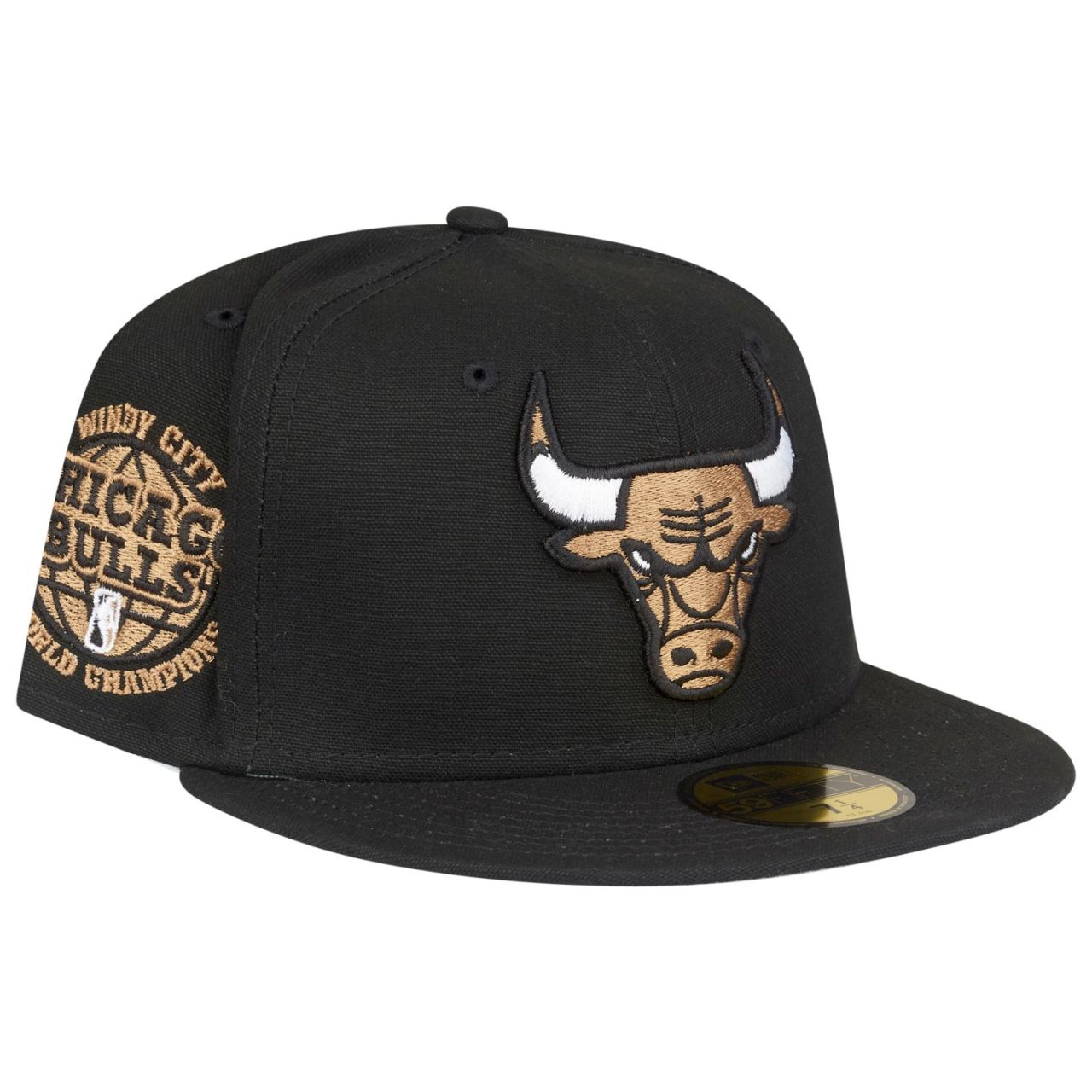 Bild von New Era, Herren, Cap, 59Fifty Fitted Cap - CHAMPIONS Chicago Bulls - 7 3/8, Schwarz, (7 3/8)