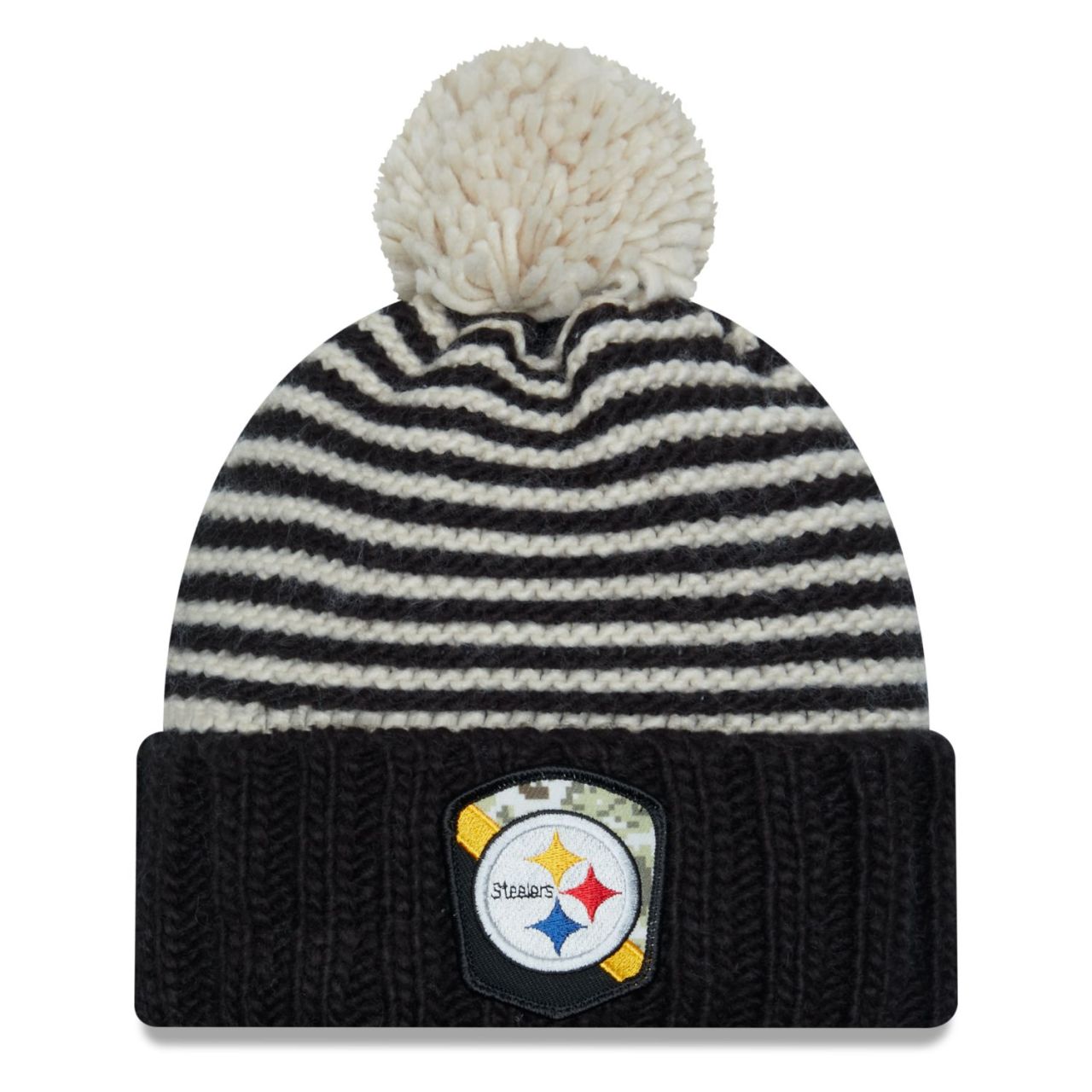 Bild von New Era, Damen, Mütze, Salute to Service Damen Mütze - Pittsburgh Steelers, Beige
