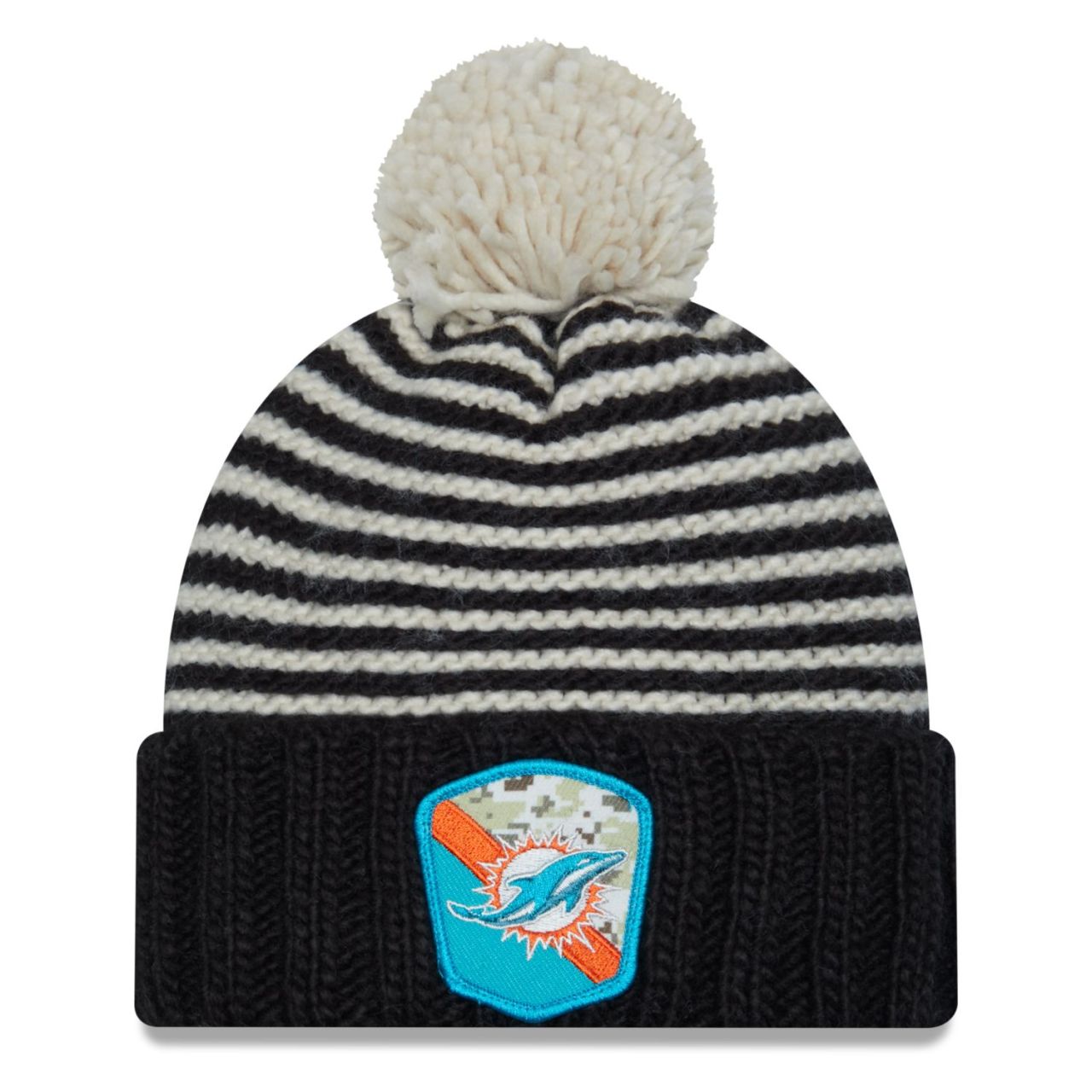 Bild von New Era, Damen, Mütze, Salute to Service Damen Mütze - Miami Dolphins, Beige