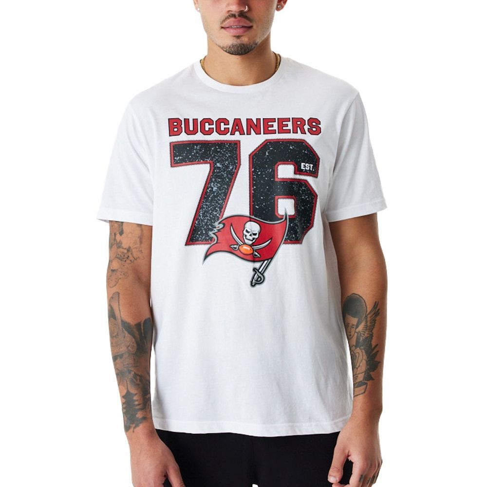 Bild von New Era T-Shirt T-Shirt New Era NFL Tambuc Wordmrk, G S, F wht/blk/re
