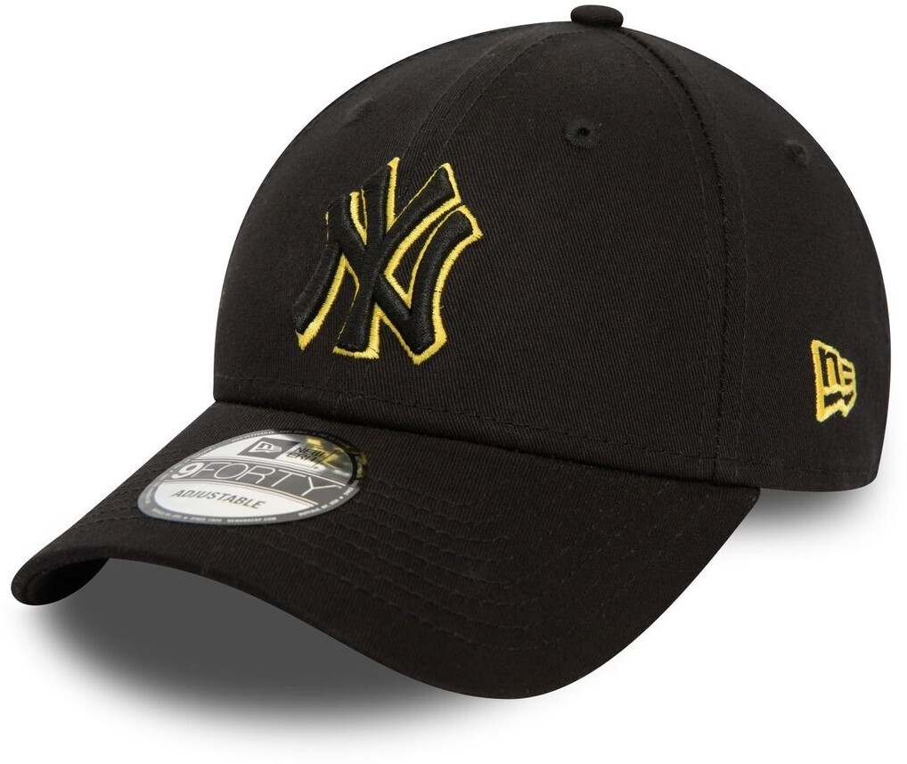 Bild von New Era, Herren, Cap, 9Forty Strapback Cap - Outline New York Yankees, Schwarz