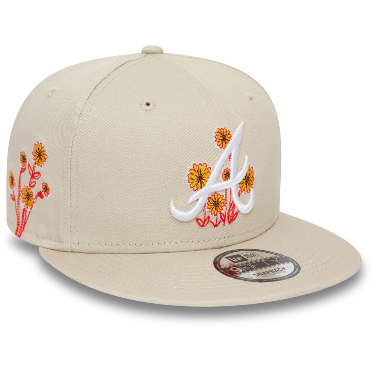 Bild von New Era 9Fifty Snapback Cap - FLOWER Atlanta Braves