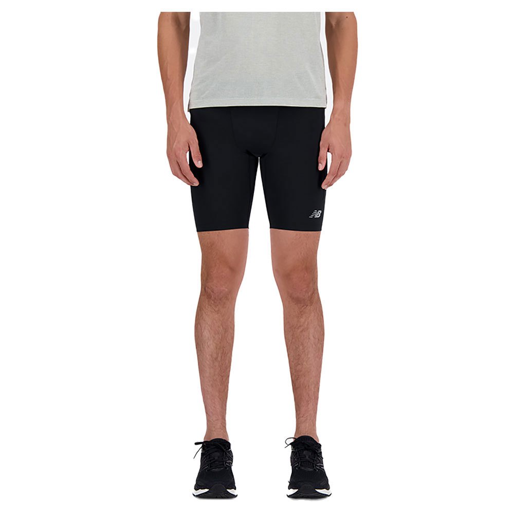 Bild von New Balance Herren Nb Sleek Pocket Half Tight 9" Shorts, Schwarz, Groß