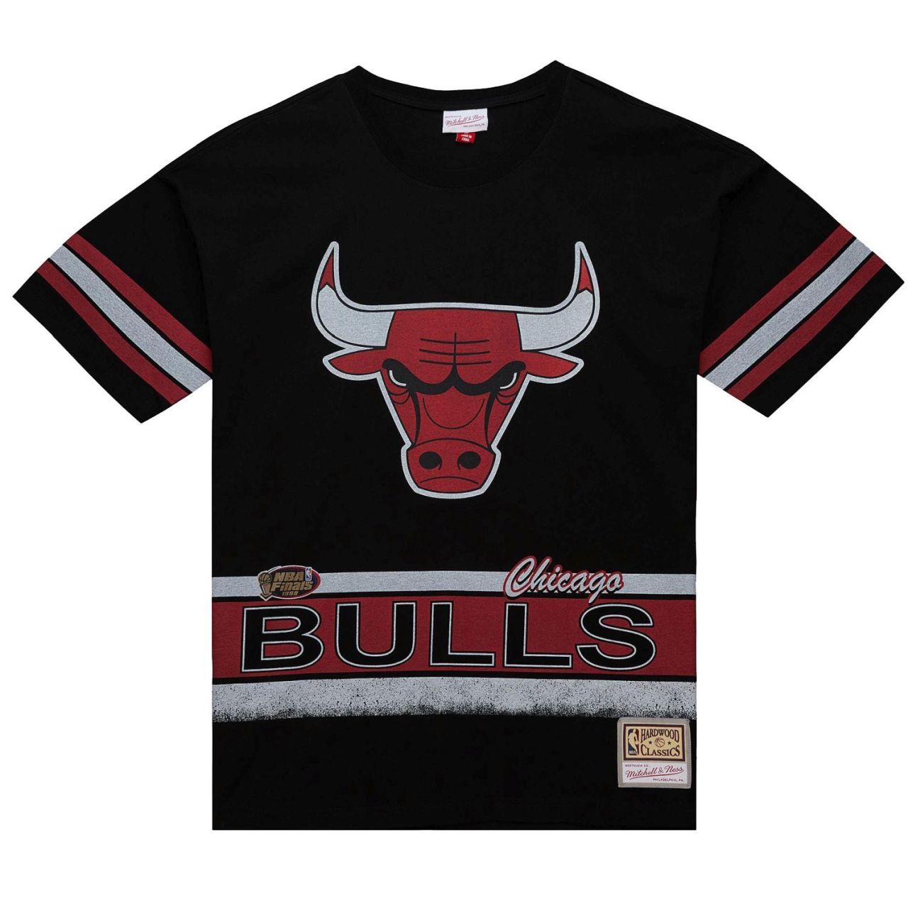 Bild von Mitchell & Ness, Herren, Shirt, Oversized Shirt - VINTAGE Chicago Bulls - M, Schwarz, (M)