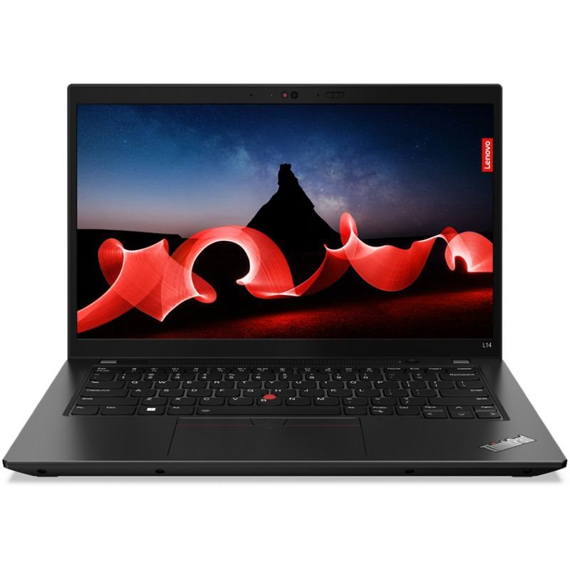 Bild von Lenovo ThinkPad L14 i7-1355U Notebook 35,6 cm (14 ) Full HD Intel® Core i7 16 GB DDR4-SDRAM 1000 GB SSD Wi-Fi 6 (802.11ax) Windows 11 Pro Schwarz (21H1003CGE)